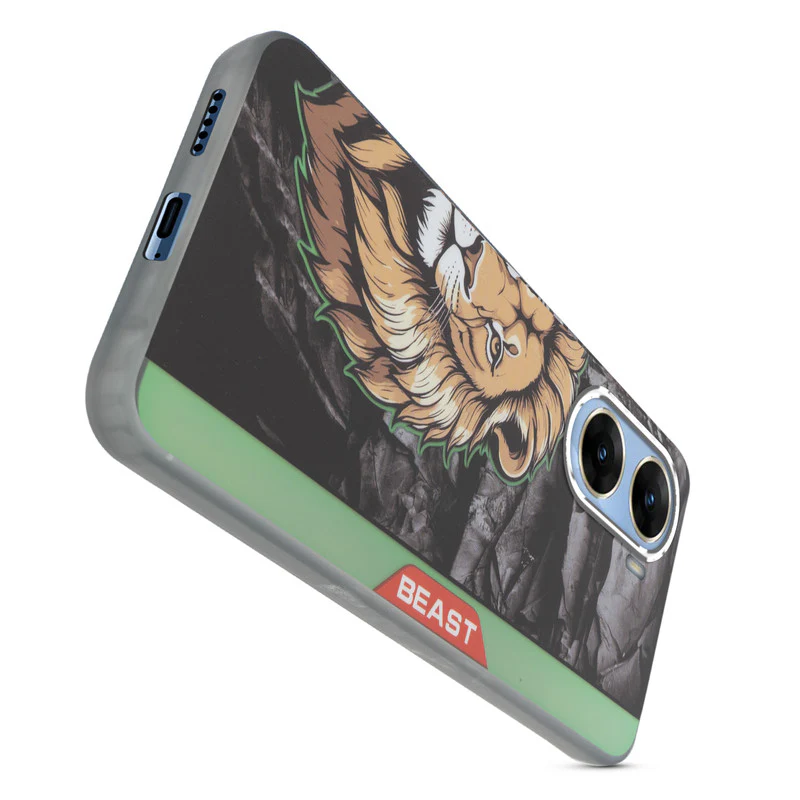 Beast Mode Animal Printed Back Case For Vivo V29e 5G With Hard Back & Glow Effect - Image 36