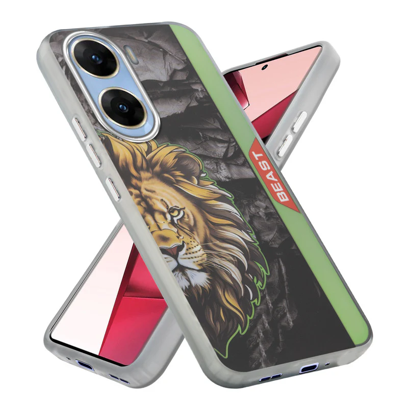 Beast Mode Animal Printed Back Case For Vivo V29e 5G With Hard Back & Glow Effect - Image 49