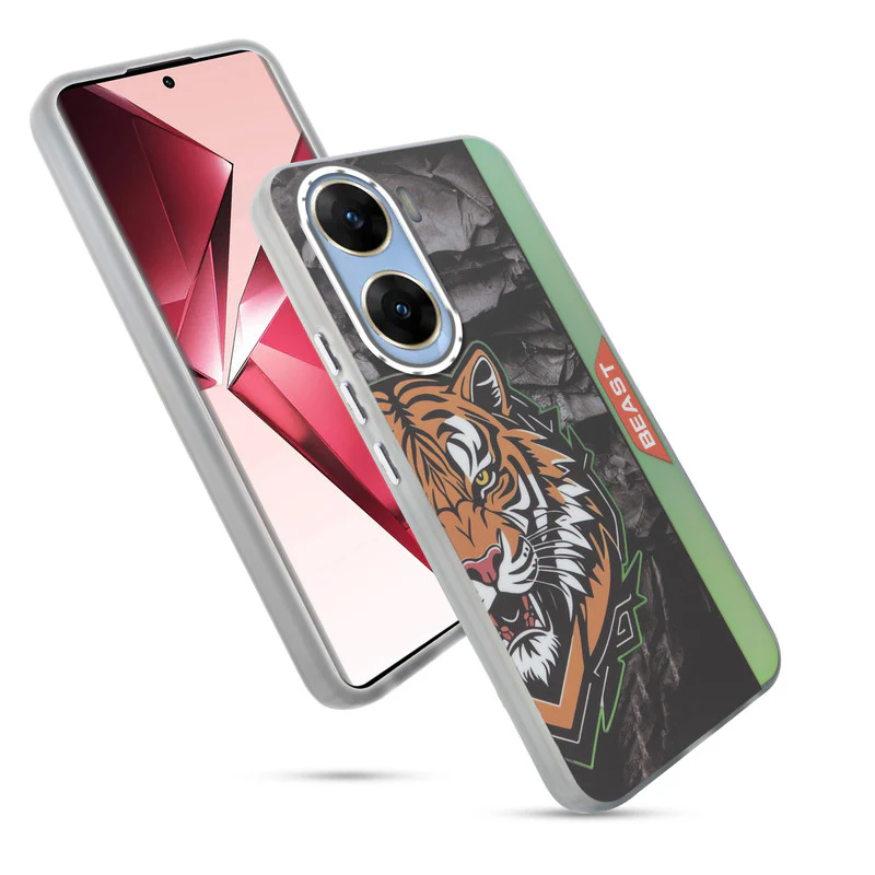 Beast Mode Animal Printed Back Case For Vivo V29e 5G With Hard Back & Glow Effect - Image 57