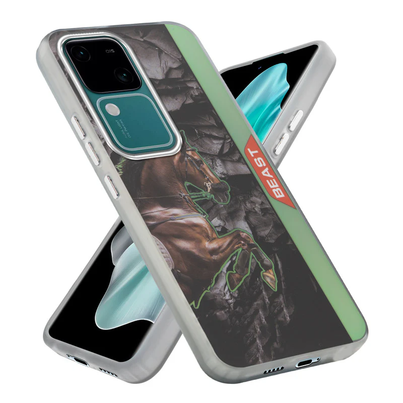 Beast Mode Animal Printed Back Case For Vivo V30 5G With Hard Back & Glow Effect - Image 19