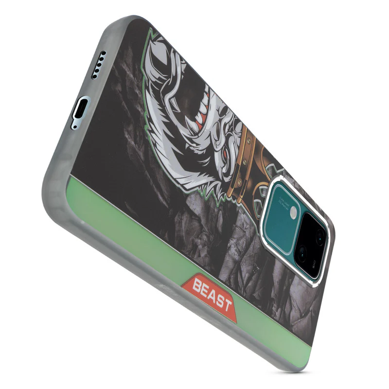 Beast Mode Animal Printed Back Case For Vivo V30 5G With Hard Back & Glow Effect - Image 30