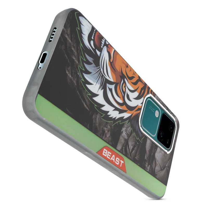 Beast Mode Animal Printed Back Case For Vivo V30 5G With Hard Back & Glow Effect - Image 42