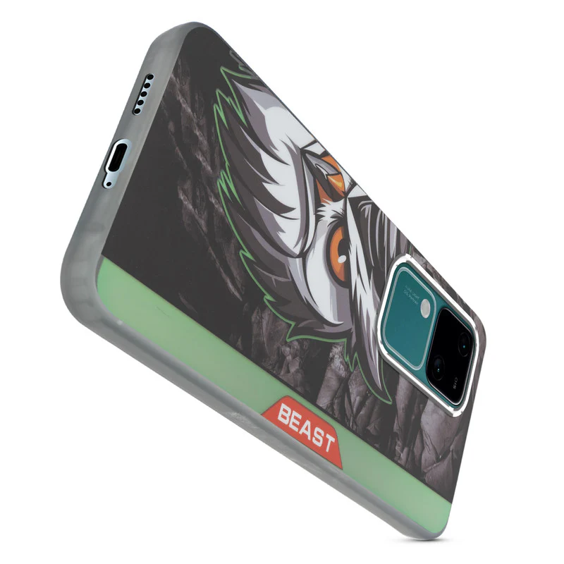 Beast Mode Animal Printed Back Case For Vivo V30 5G With Hard Back & Glow Effect - Image 48