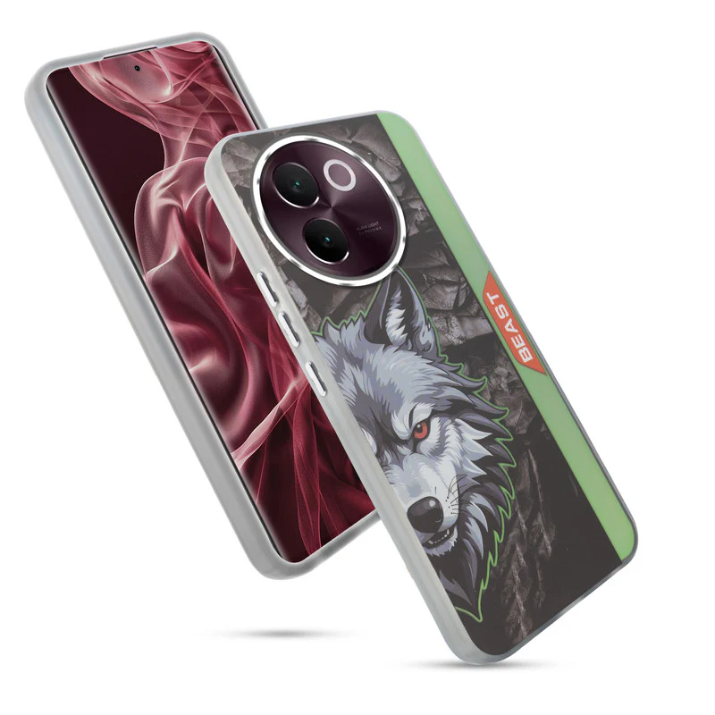 Beast Mode Animal Printed Back Case For Vivo V30e 5G With Hard Back & Glow Effect - Image 15
