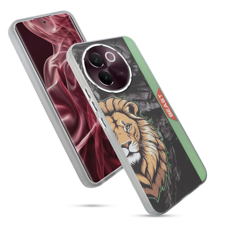 Beast Mode Animal Printed Back Case For Vivo V30e 5G With Hard Back & Glow Effect - Image 33