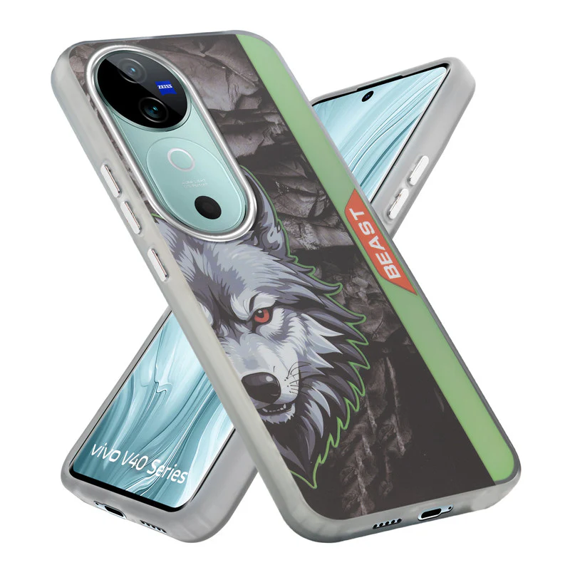 Beast Mode Animal Printed Back Case For Vivo V40 5G With Hard Back & Glow Effect - Image 13