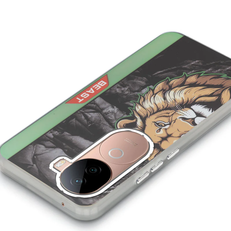 Beast Mode Animal Printed Back Case For Vivo V40e 5G With Hard Back & Glow Effect - Image 34