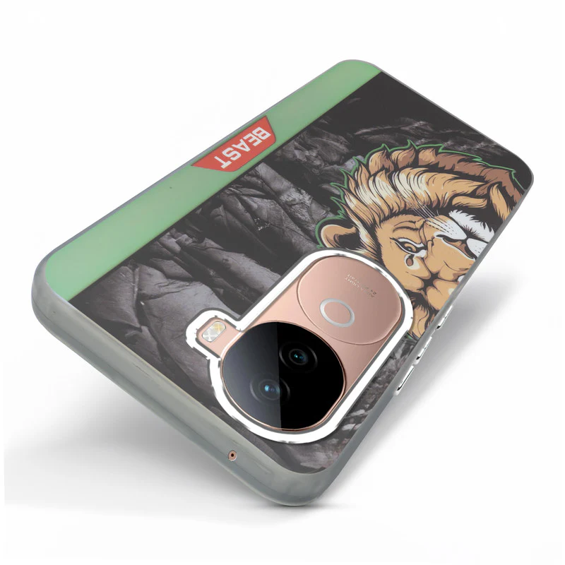 Beast Mode Animal Printed Back Case For Vivo V40e 5G With Hard Back & Glow Effect - Image 35