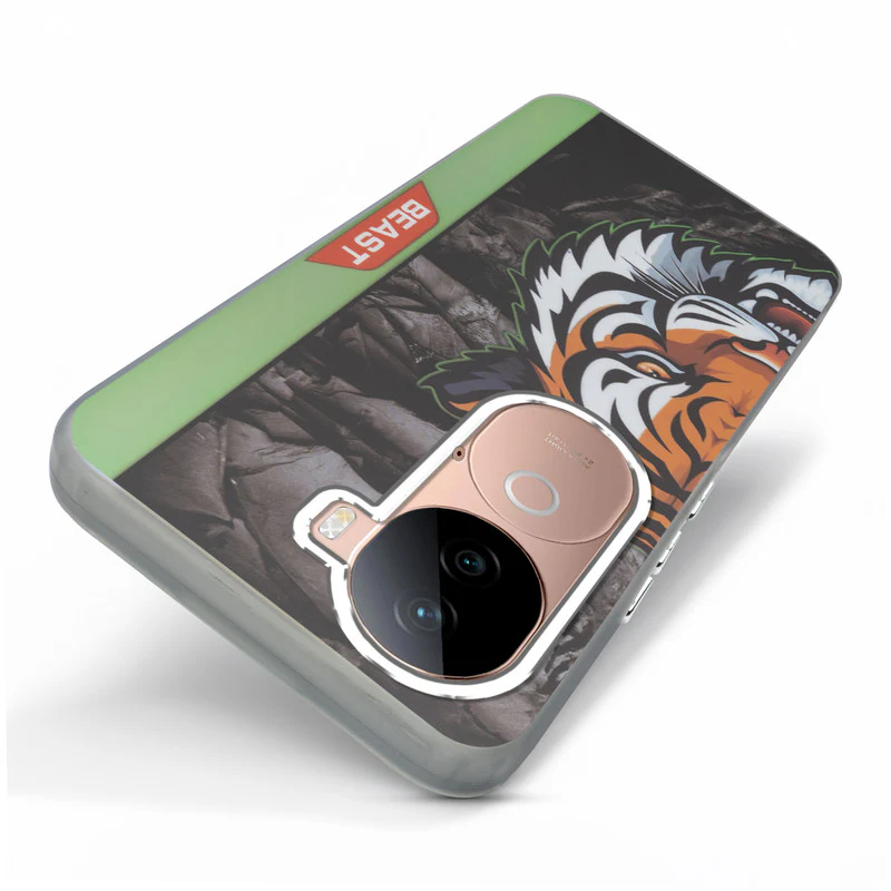 Beast Mode Animal Printed Back Case For Vivo V40e 5G With Hard Back & Glow Effect - Image 41