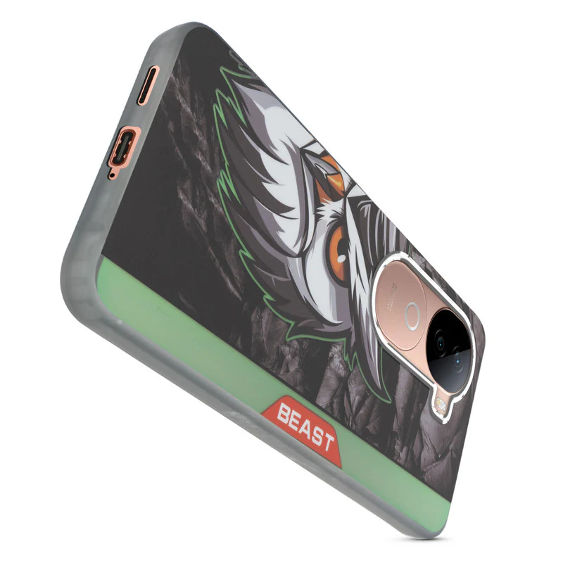 Beast Mode Animal Printed Back Case For Vivo V40e 5G With Hard Back & Glow Effect - Image 48