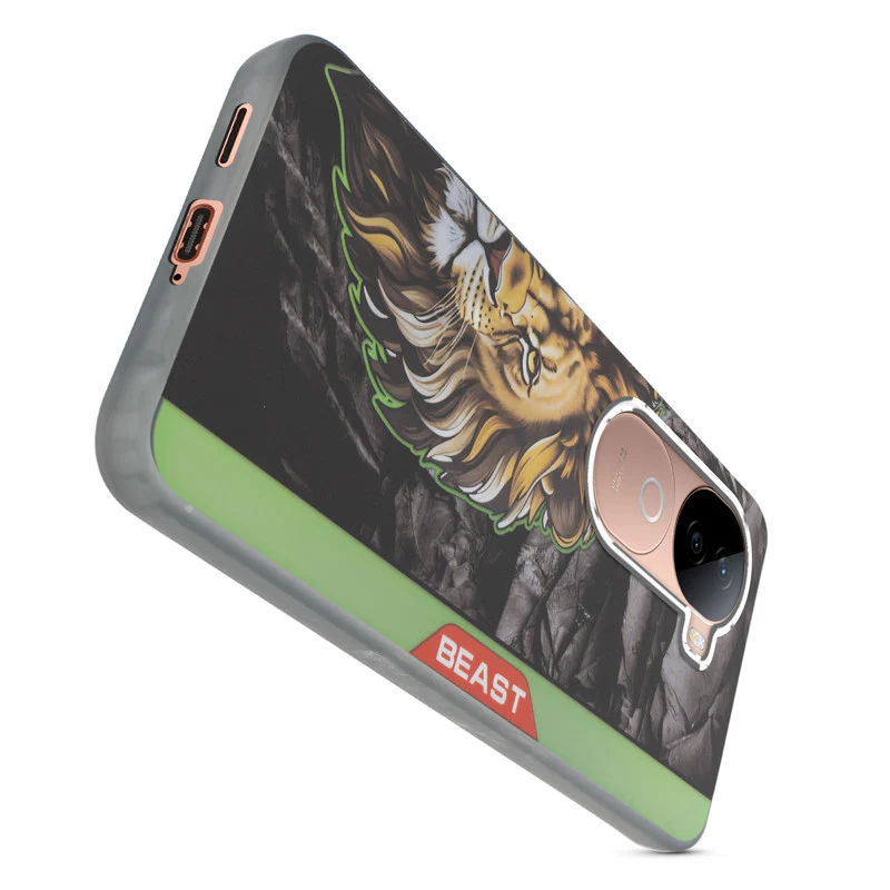 Beast Mode Animal Printed Back Case For Vivo V40e 5G With Hard Back & Glow Effect - Image 54