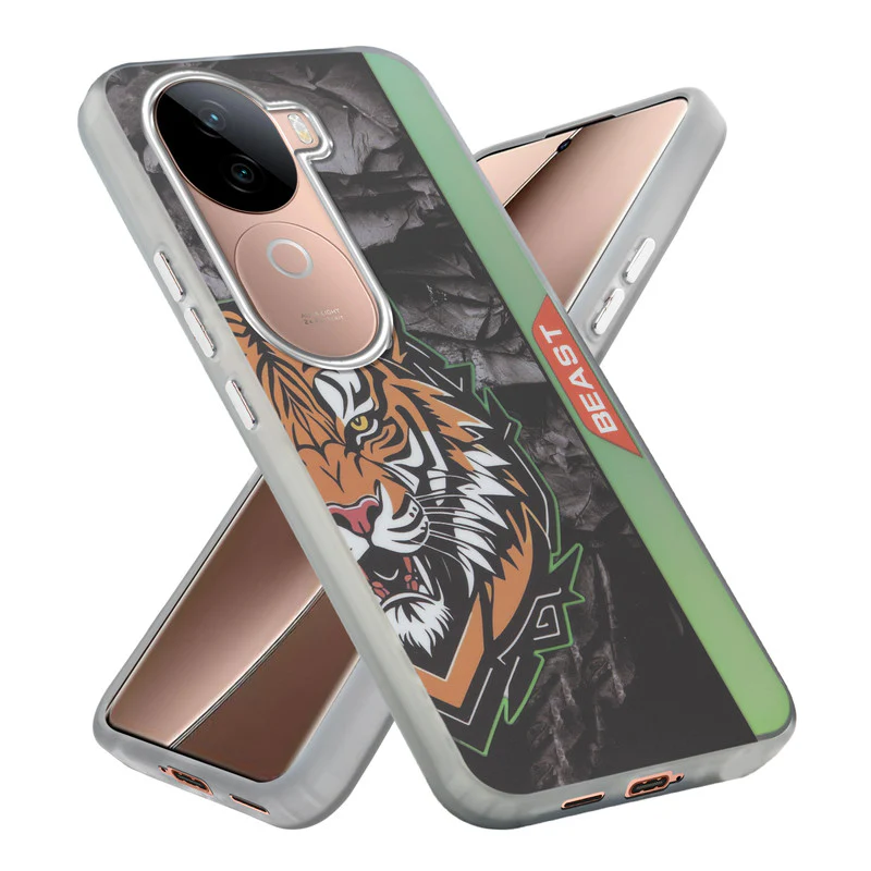 Beast Mode Animal Printed Back Case For Vivo V40e 5G With Hard Back & Glow Effect - Image 55