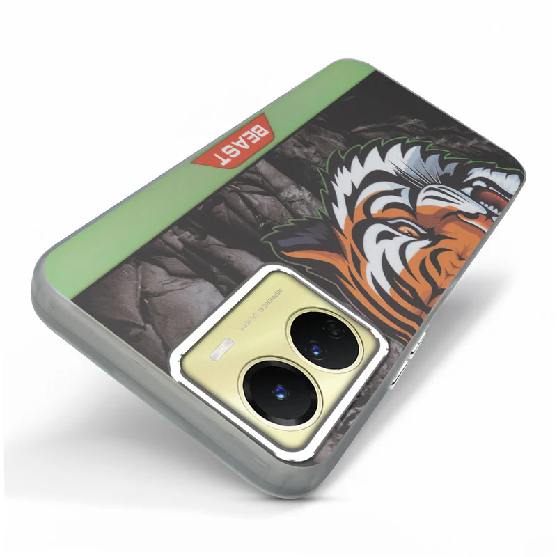 Beast Mode Animal Printed Back Case For Vivo Y16 With Hard Back & Glow Effect - Image 41