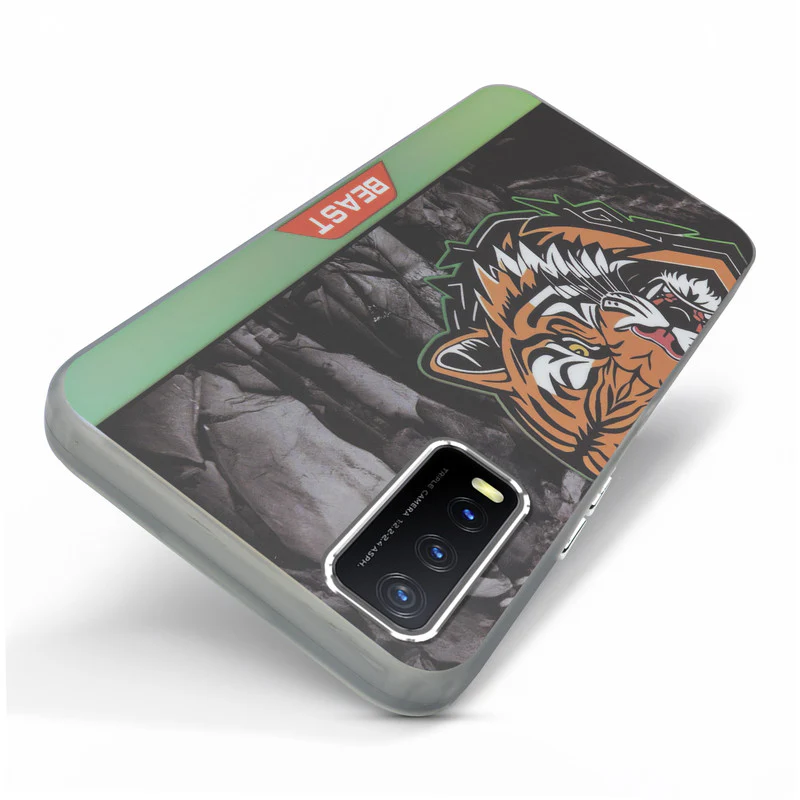 Beast Mode Animal Printed Back Case For Vivo Y20 With Hard Back & Glow Effect - Image 59