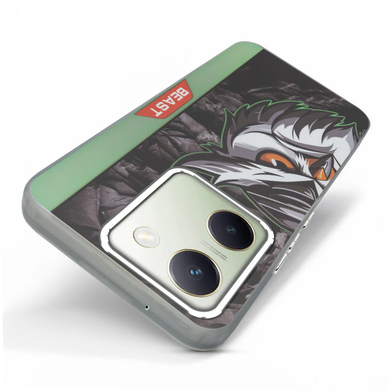 Beast Mode Animal Printed Back Case For Vivo Y200 Pro 5G With Hard Back & Glow Effect - Image 47