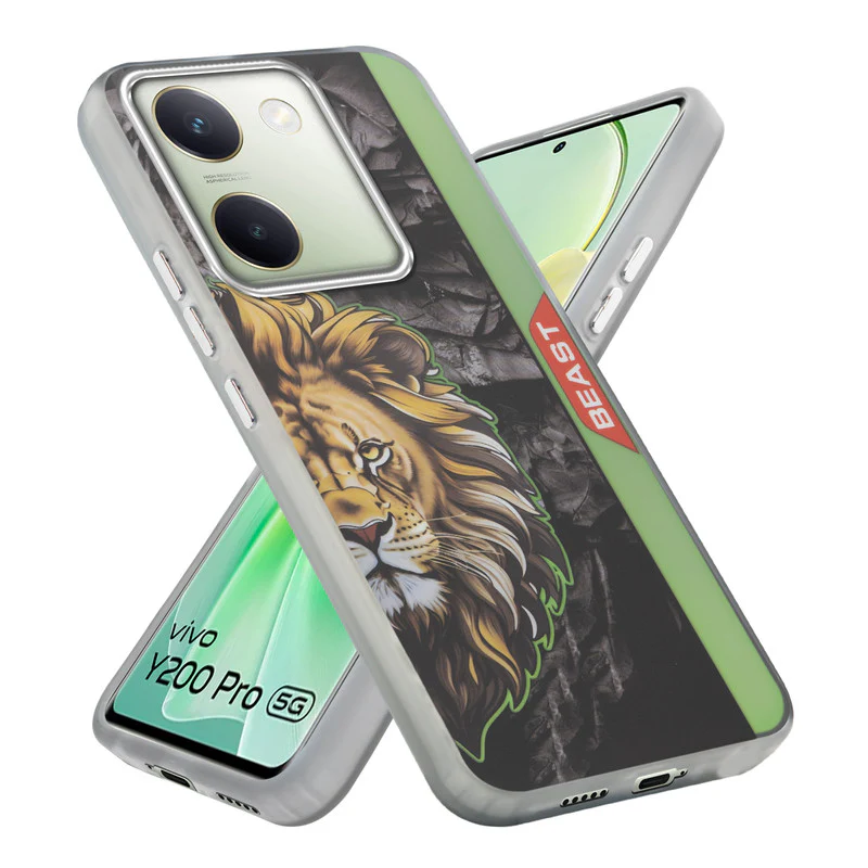 Beast Mode Animal Printed Back Case For Vivo Y200 Pro 5G With Hard Back & Glow Effect - Image 49