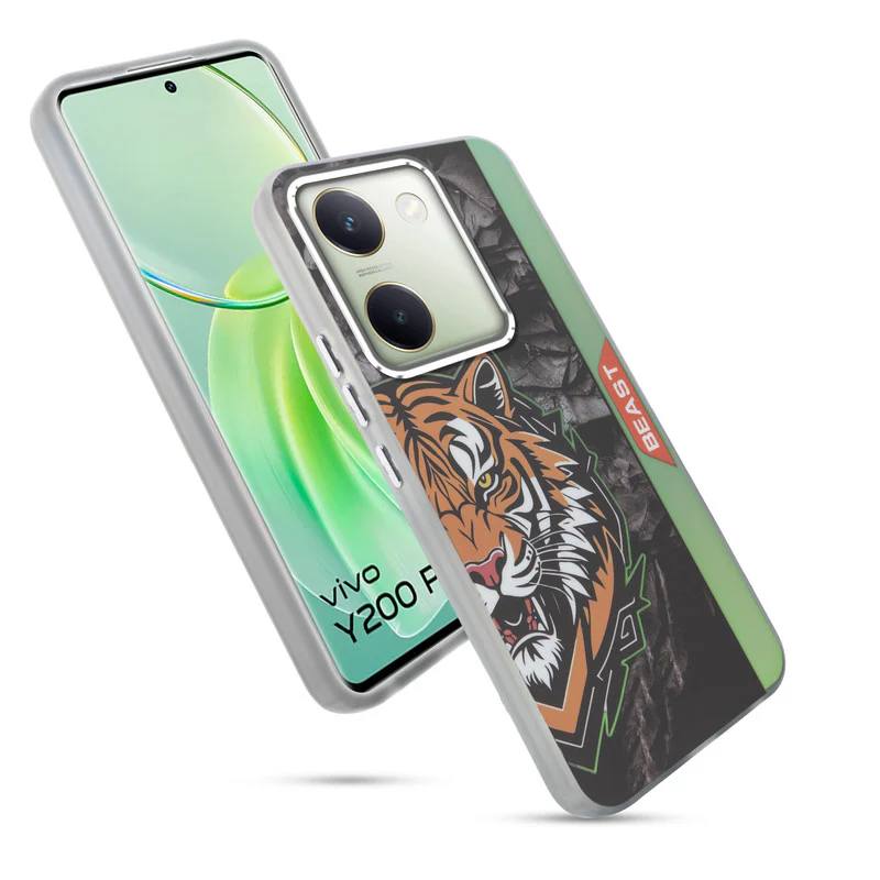 Beast Mode Animal Printed Back Case For Vivo Y200 Pro 5G With Hard Back & Glow Effect - Image 57