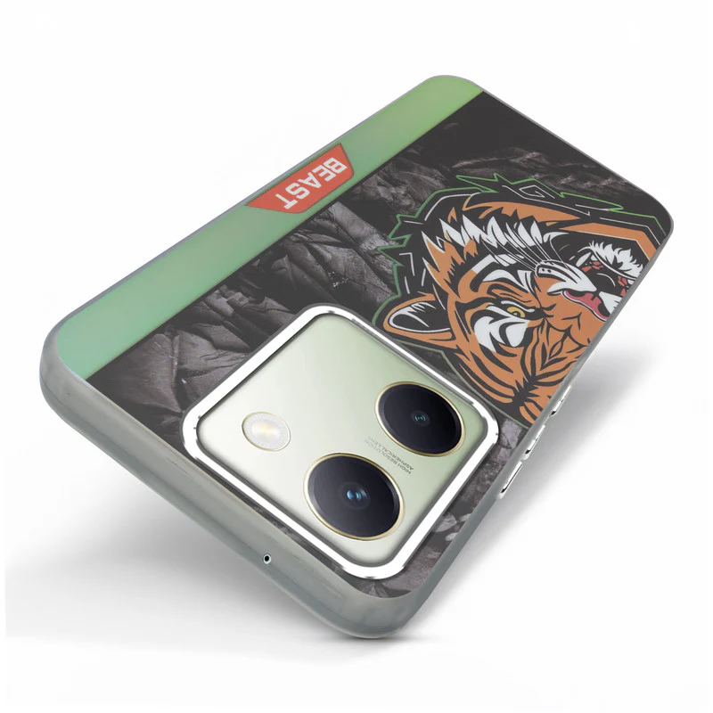 Beast Mode Animal Printed Back Case For Vivo Y200 Pro 5G With Hard Back & Glow Effect - Image 59