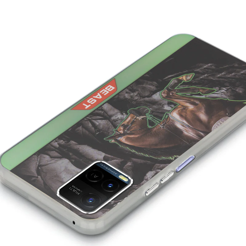 Beast Mode Animal Printed Back Case For Vivo Y21 2021 With Hard Back & Glow Effect - Image 22