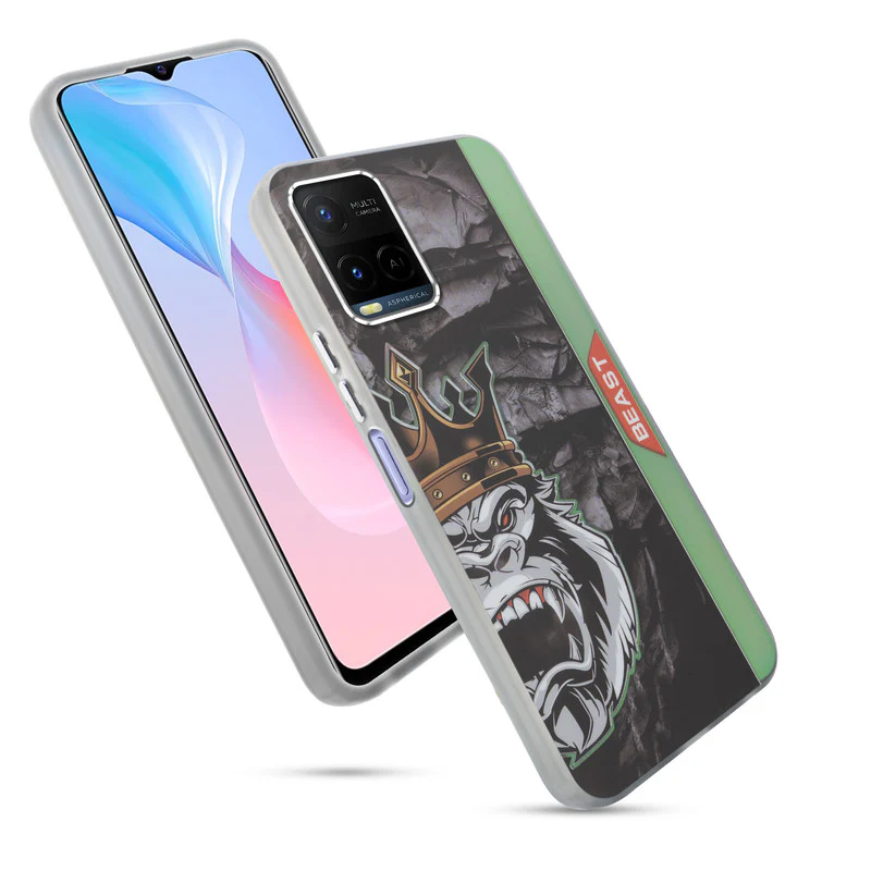 Beast Mode Animal Printed Back Case For Vivo Y21 2021 With Hard Back & Glow Effect - Image 27