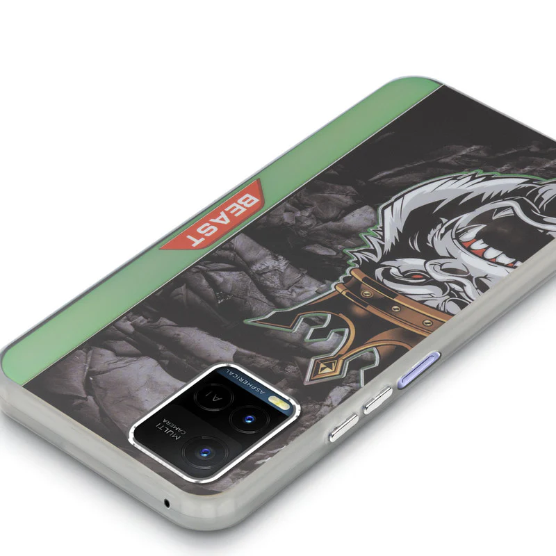 Beast Mode Animal Printed Back Case For Vivo Y21 2021 With Hard Back & Glow Effect - Image 28