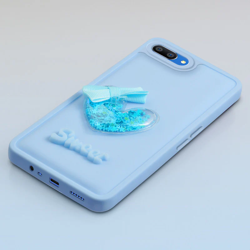 Bow Heart Cute Phone Back Cover for Oppo A3s - Image 21