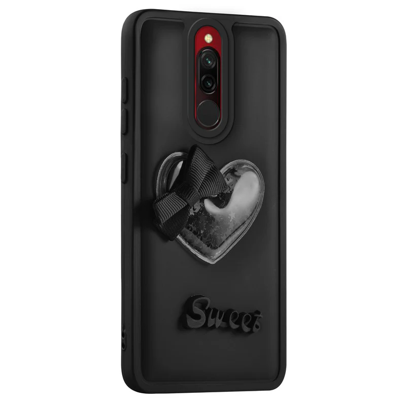Bow Heart Cute Phone Back Cover for Redmi 8 - Image 2