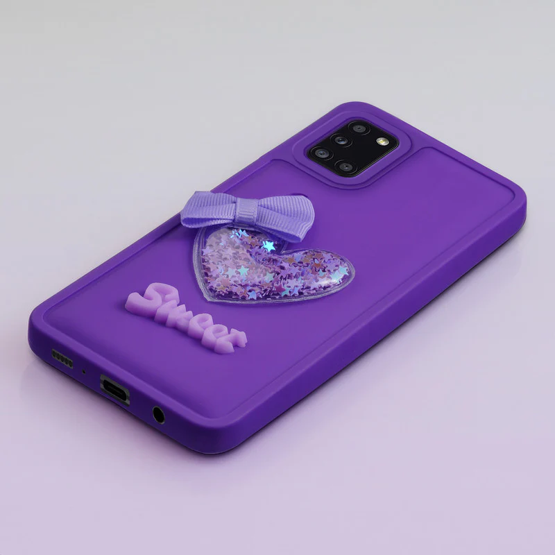 Bow Heart Cute Phone Back Cover for Samsung A31 - Image 15