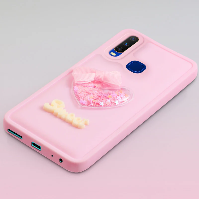 Bow Heart Cute Phone Back Cover for Vivo Y17 - Image 10