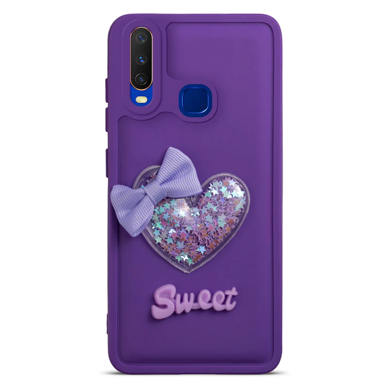 Bow Heart Cute Phone Back Cover for Vivo Y17 - Image 11