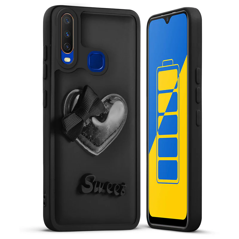 Bow Heart Cute Phone Back Cover for Vivo Y17 - Image 4