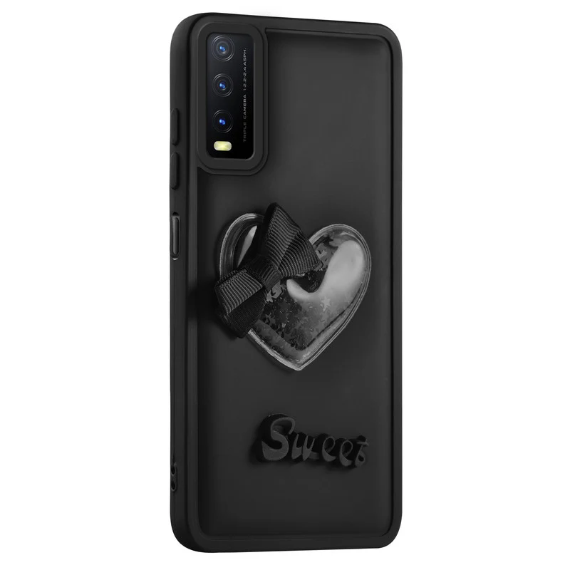 Bow Heart Cute Phone Back Cover for Vivo Y20 - Image 3