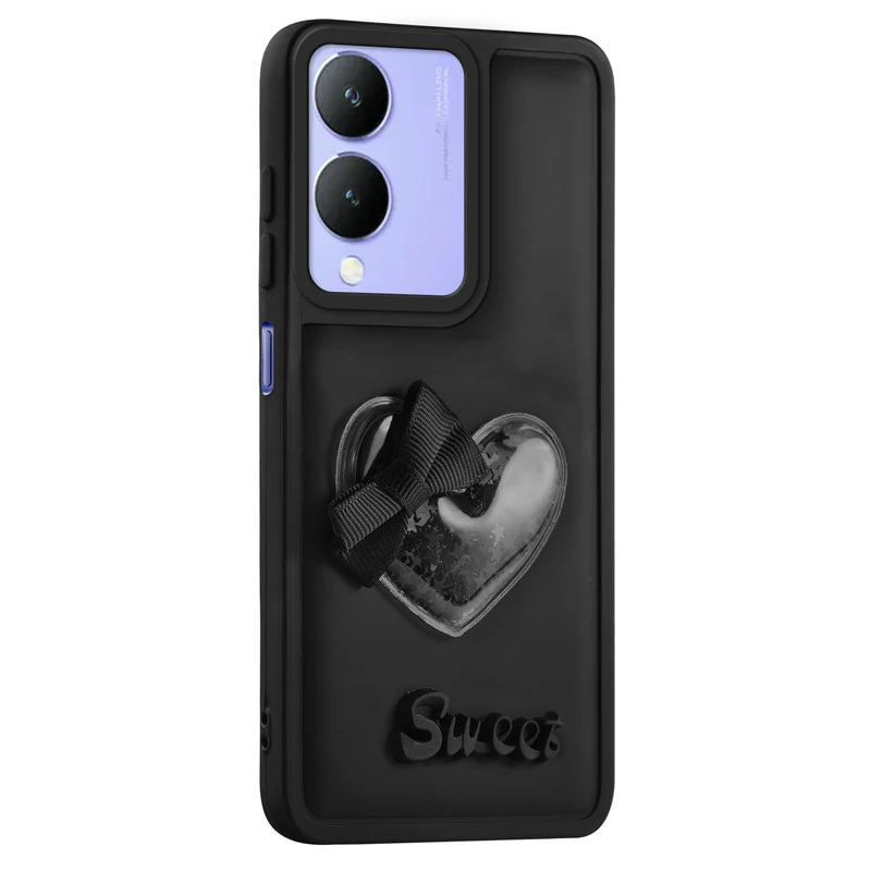 Bow Heart Cute Phone Back Cover for Vivo Y28 5G - Image 3