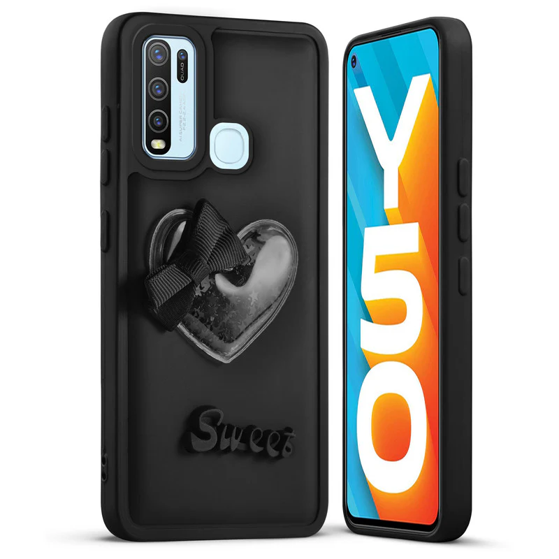 Bow Heart Cute Phone Back Cover for Vivo Y50 - Image 5