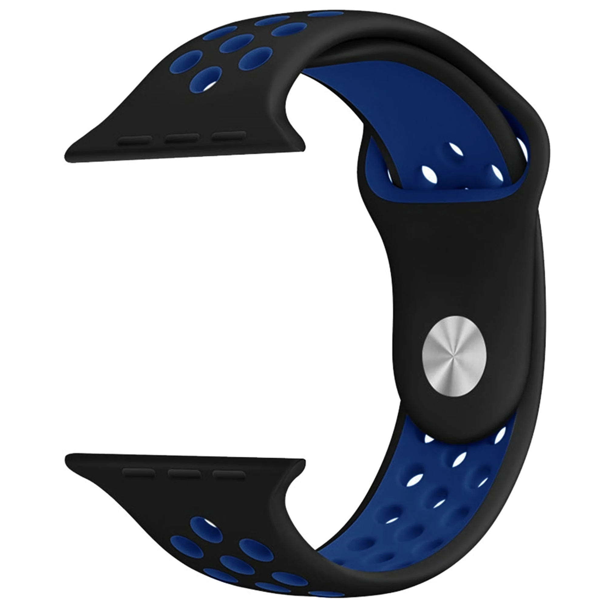 Breathable Dotted Dual-Tone Silicone Strap for Apple iWatch - Image 16