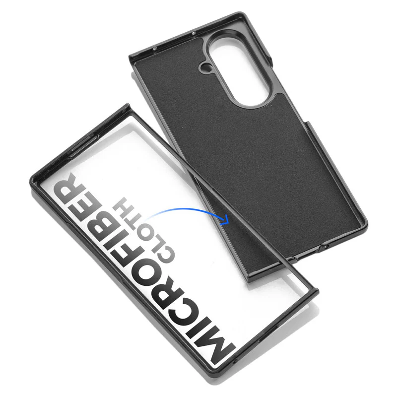 Carbon Fiber TPU Back Cover for Samsung Z Fold 7 with Checkered Printed Designs - Image 34