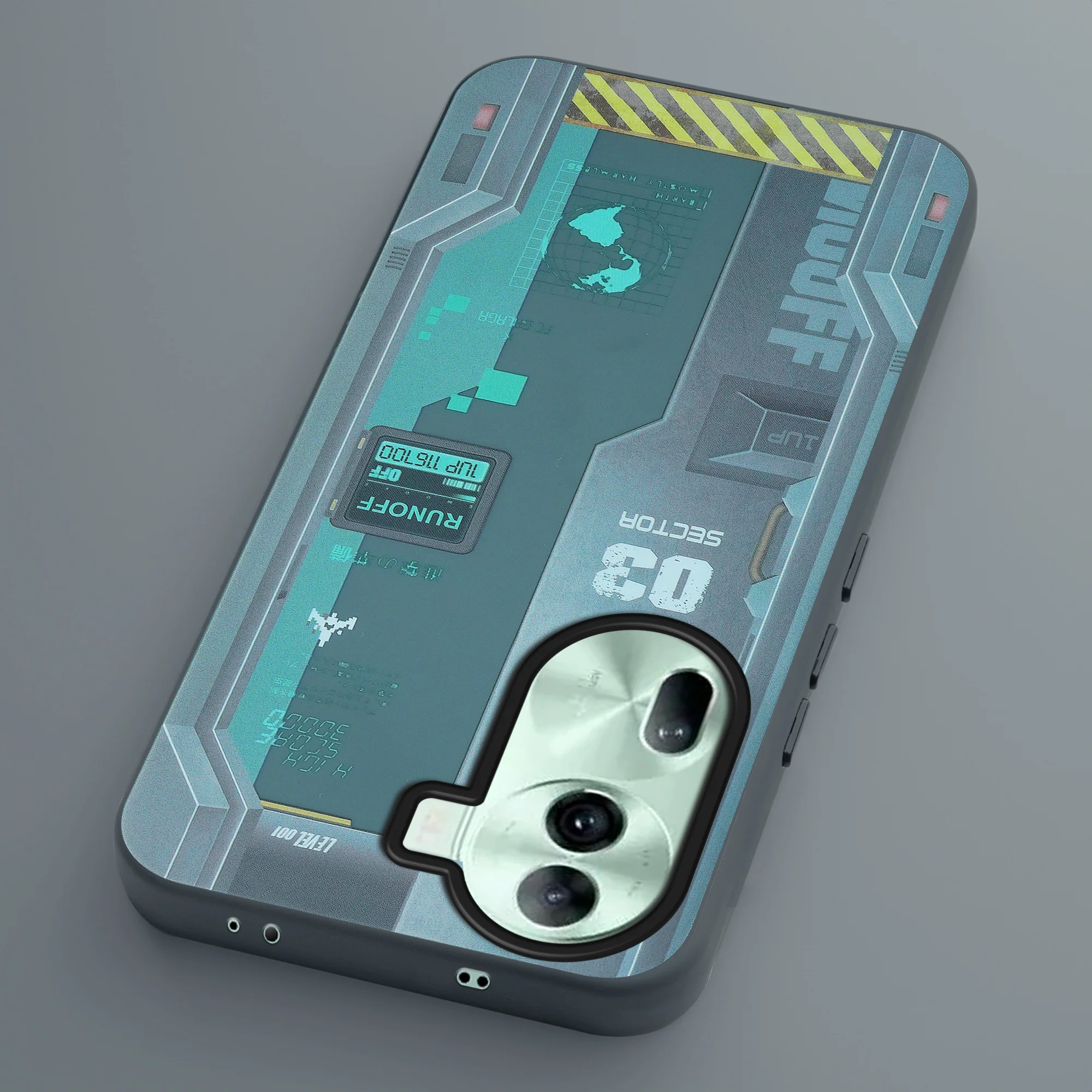 Circuit Printed Back Cover Case Oppo Reno 11 Pro 5G - Image 18