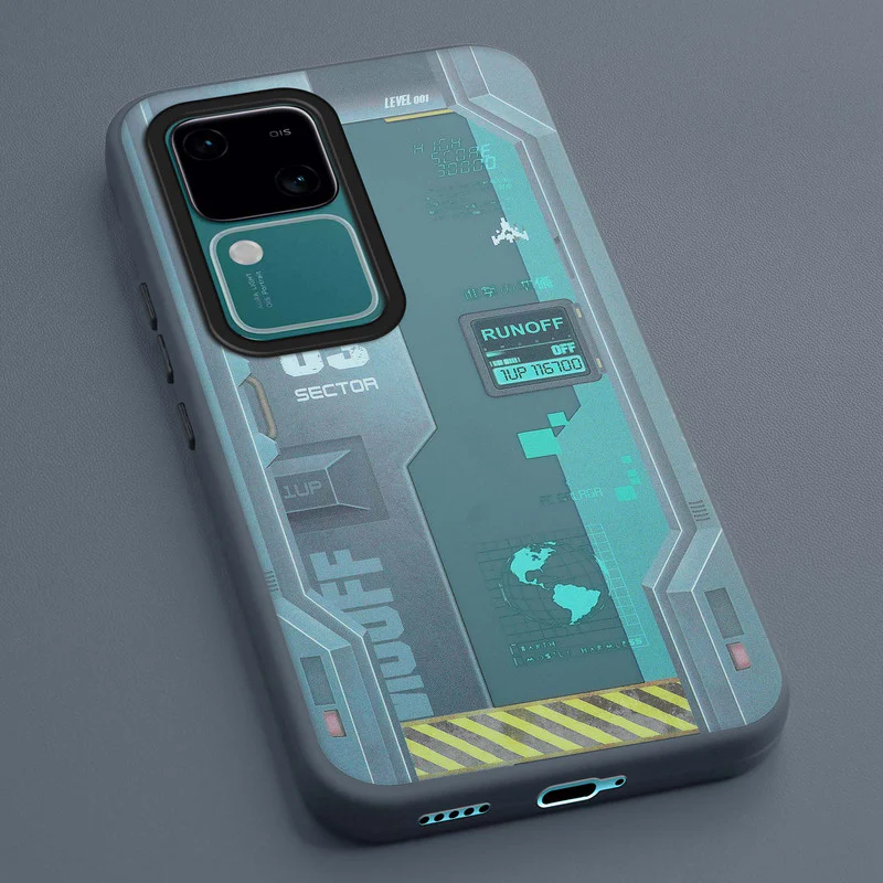 Circuit Printed Back Cover Case Vivo V30 Pro 5G - Image 34