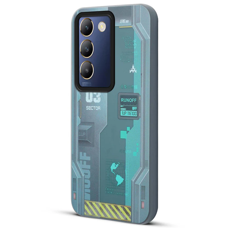 Circuit Printed Back Cover Case Vivo Y200e 5G - Image 4