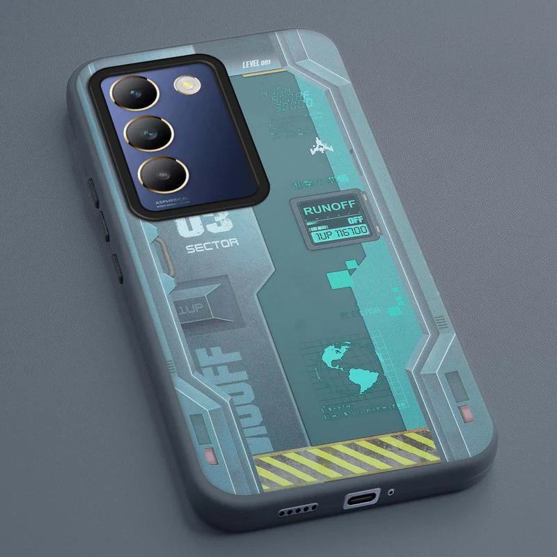 Circuit Printed Back Cover Case Vivo Y200e 5G - Image 5