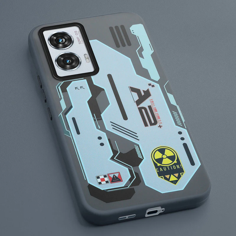 Mechanical Circuit Print Hard Back Cover For Motorola Edge 50 Fusion - Image 29