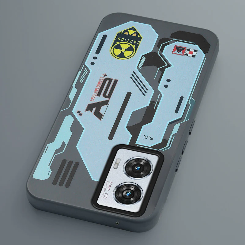 Mechanical Circuit Print Hard Back Cover For Motorola Edge 50 Fusion - Image 30