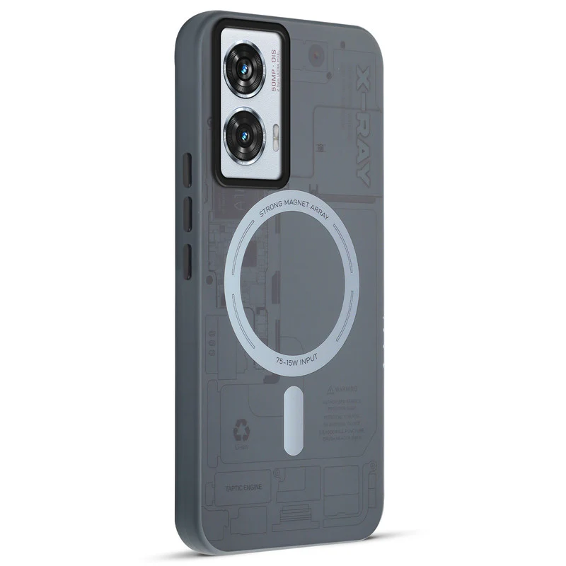 Mechanical Circuit Print Hard Back Cover For Motorola Edge 50 Fusion - Image 57