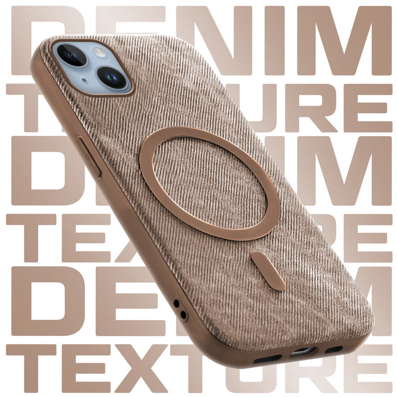 Classic Denim Finish Back Case For Apple iPhone 15 Plus With Wireless Charging Support Support - Image 11