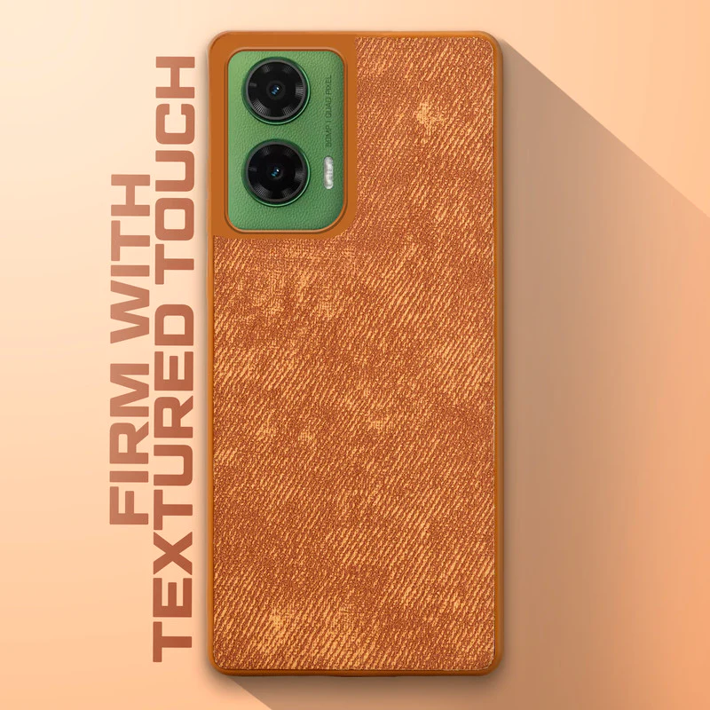 Denim Jeans Cloth Back Cover Case for Motorola G35 5G - Image 35