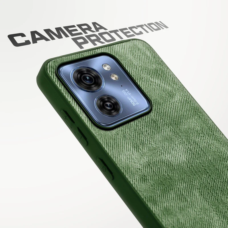 Denim Jeans Cloth Back Cover Case for Motorola Moto Edge 40 5G - Image 22