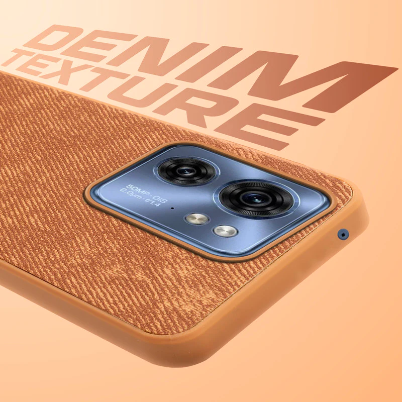 Denim Jeans Cloth Back Cover Case for Motorola Moto Edge 40 5G - Image 33