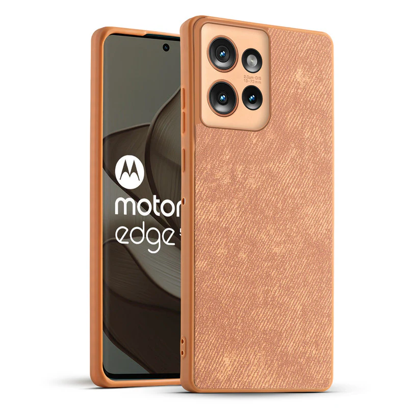 Denim Jeans Cloth Back Cover Case for Motorola Moto Edge 50 5G - Image 25