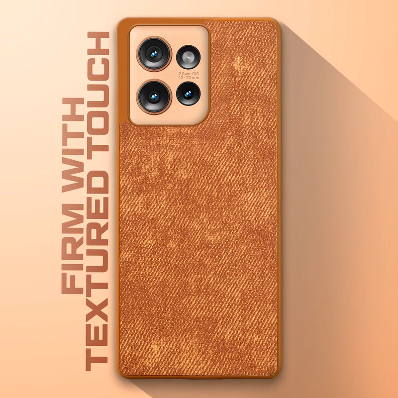 Denim Jeans Cloth Back Cover Case for Motorola Moto Edge 50 5G - Image 35
