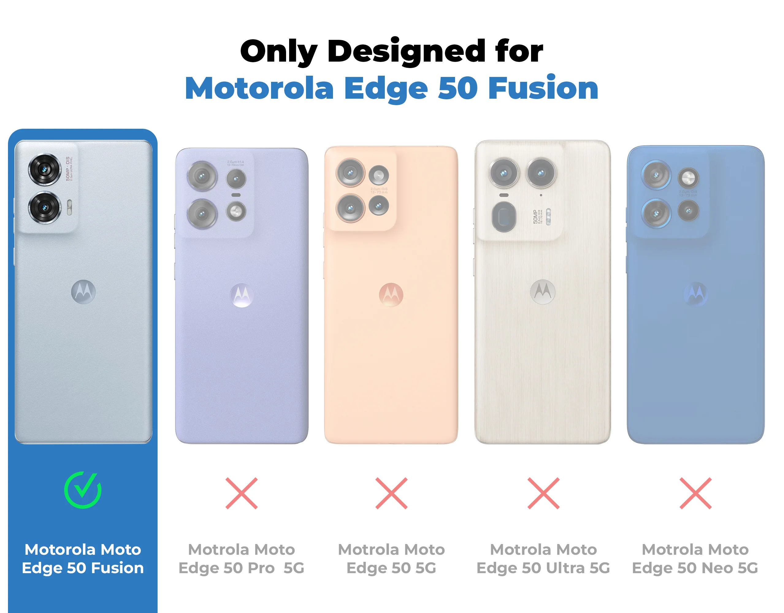 Denim Jeans Cloth Back Cover Case for Motorola Moto Edge 50 Fusion 5G - Image 14